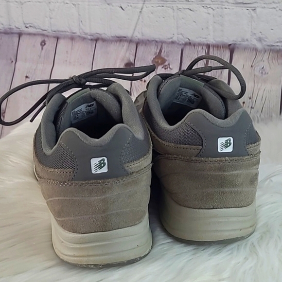 New Balance MW877GT Grey Suede Walking Shoes Sneakers Men’s Size 10.5 - Picture 10 of 17